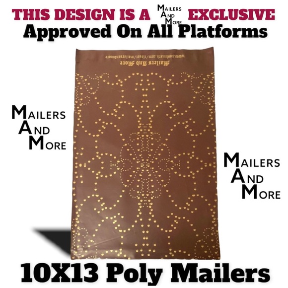 50 10X13 Western Leather Poly Mailers PRICE IS FIRM - Picture 2 of 5